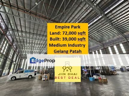 Medium Industry Gelang Patah Detached Factory Can Load 40 ft Trailer, Johor, Gelang Patah