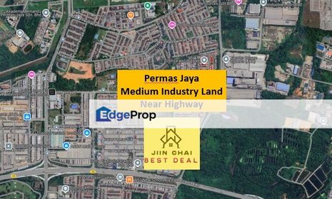 Permas Jaya Medium Industrial Land Freehold Medium Industry Land Near High Way, Johor, Masai