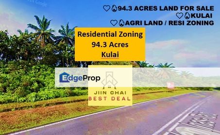 Kulai 94.3 Acres Residential Zoning Agriculture Land with Palm Oil, Johor, Kulai