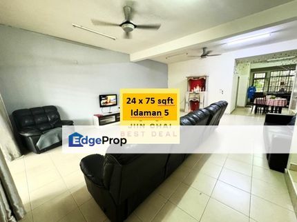 24x75sqft 5&1 Bedroom Nusa Idaman Jalan idaman 5 Gated Guarded Double Storey Terrace House, Johor, 