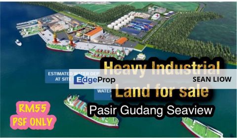 Kawasan Perindustrian Pasir Gudang, Pasir Gudang, Johor , Heavy Industrial Land for sale , Johor, Pasir Gudang