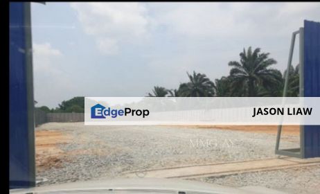 Jalan Keretapi Lama @ 35,000 sqft Empty Land To Let  35,000 sqft with Fencing, Selangor, Klang