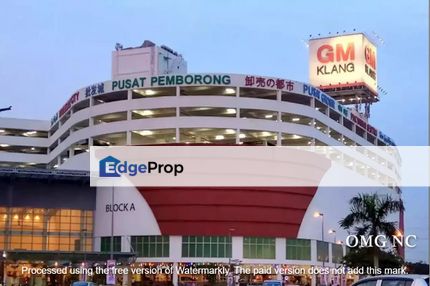 GM Klang Wholesale Centre Bandar Botanic Klang Retail Space For Sale, Selangor, Klang