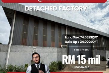 Detached Factory With 2 Storey Office For Sale