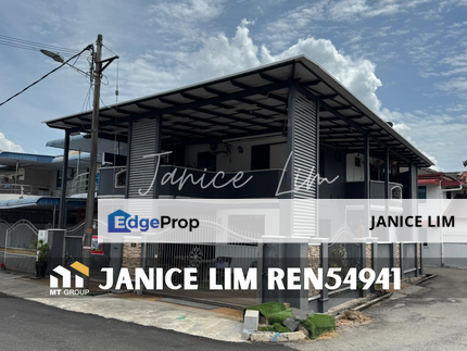 Taman Perkasa Double Storey Terrace End Lot For Sale, Penang, Bagan Ajam