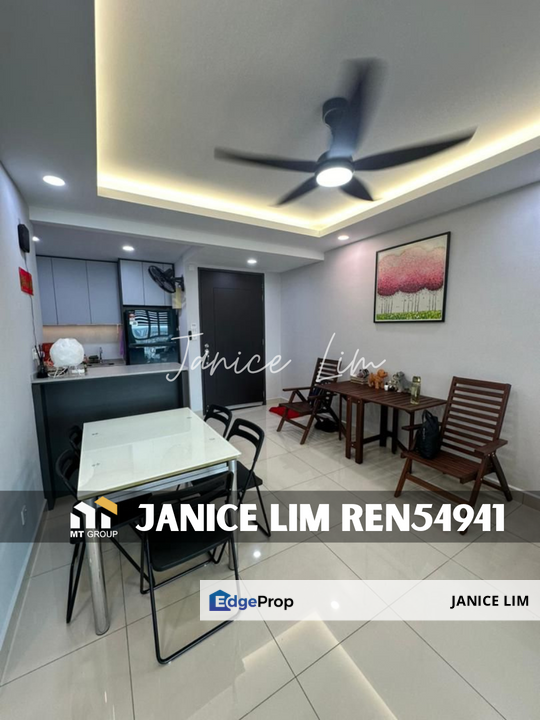 Orange BM Condo 818sqft with 2 Car Park for Sale, Penang, Bukit Mertajam