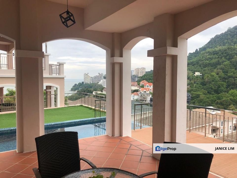 Moonlight Bay 4 Storey Seaview Bungalow with Private Lift & Swimming Pool For Sale, Penang, Batu Ferringhi