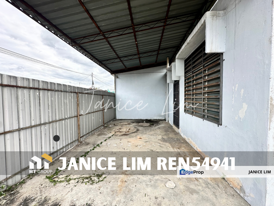 Taman Kemuning Single Storey Terrace End Lot with Spacious Land 5800sqft For Sale, Kedah, Kulim