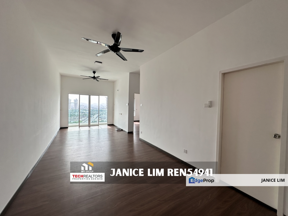 Signature Two Condo Unfurnished Unit 950sqft with 2 car park for Rent, Penang, Bukit Mertajam