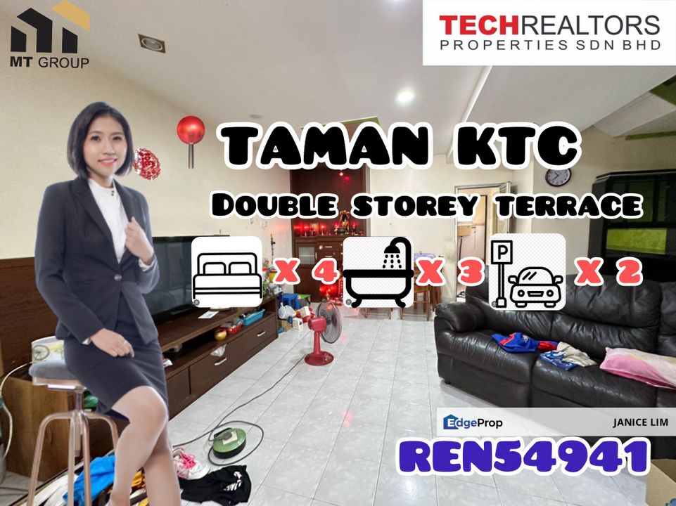 Taman KTC Renovated Double Storey Terrace near Hi Tech Park For Sale, Kedah, Kulim