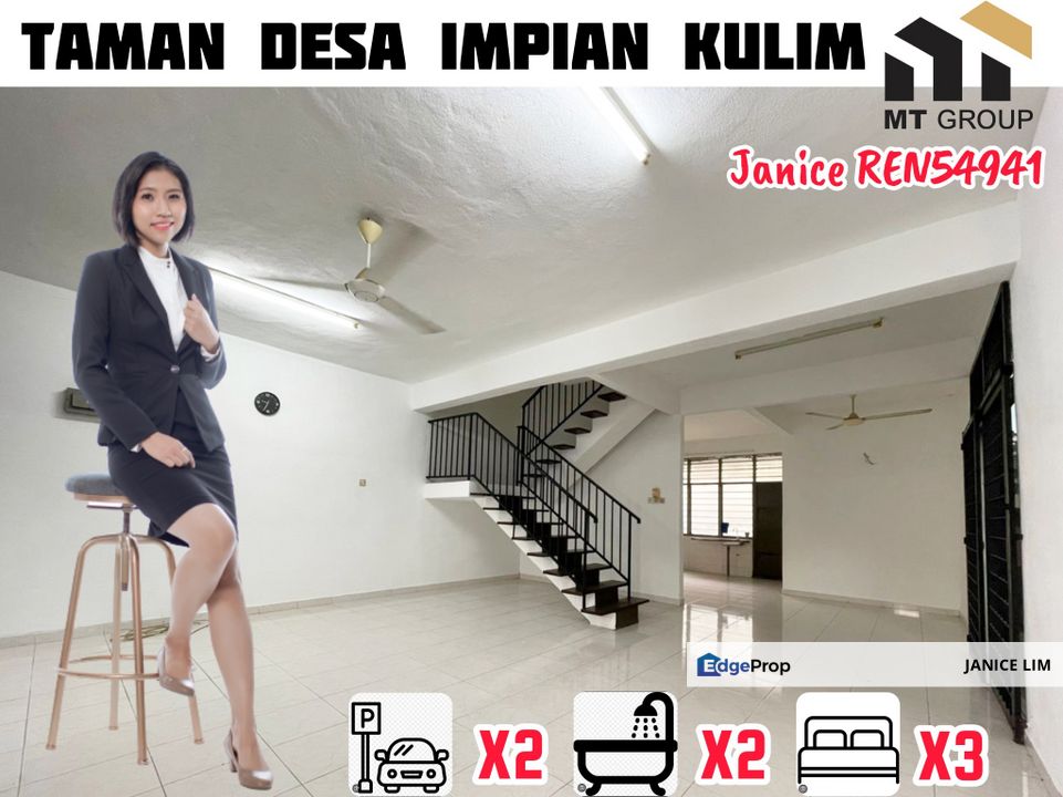 TAMAN DESA IMPIAN KULIM DOUBLE STOREY TERRACE WITH EXTRA LAND FOR SALE, Kedah, Kulim