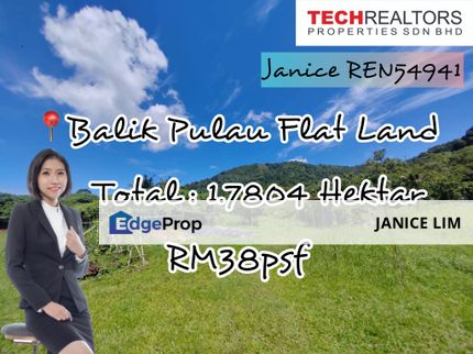 Balik Pulau Freehold Flat Land For Sale, Penang, Balik Pulau