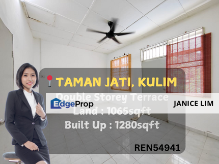 Taman Jati Double Storey Terrace For Sale, Kedah, Kulim