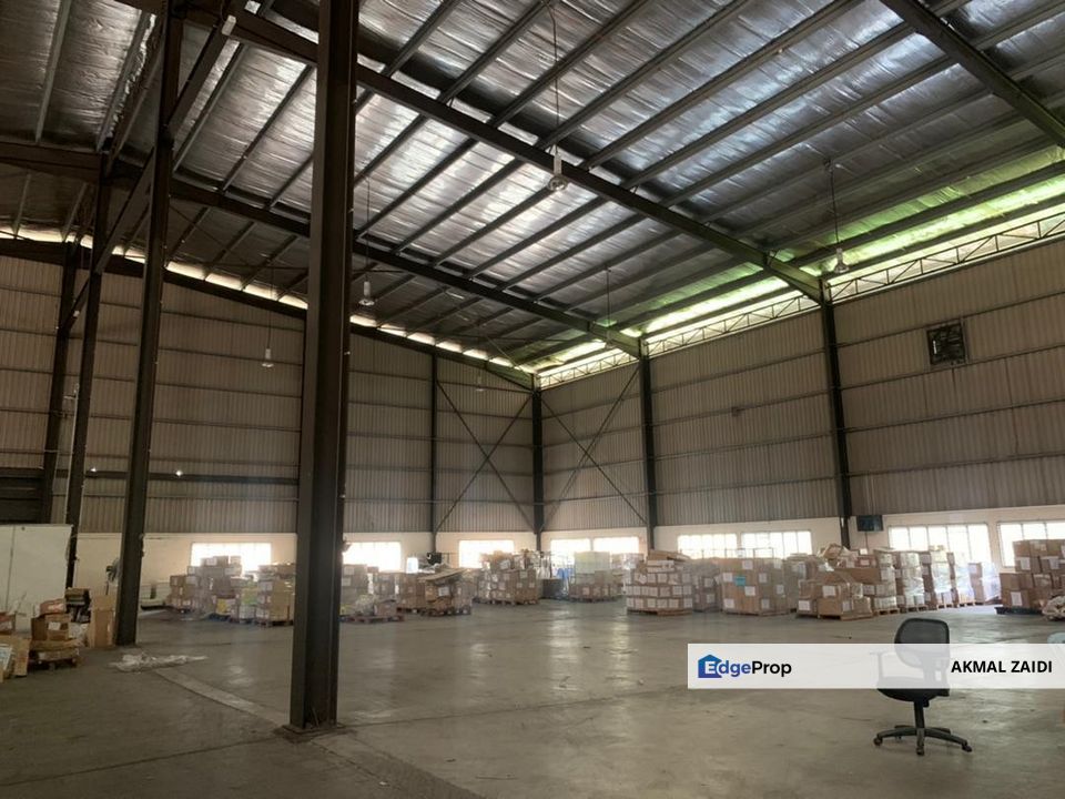 9 Acre Industrial Land With Building : warehouse , office and factory, Melaka, Bukit Rambai