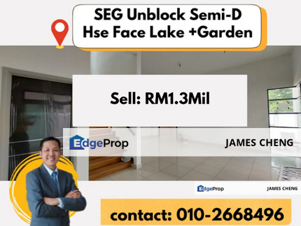 Unblock Semi-D House For Sale, Johor, Gelang Patah