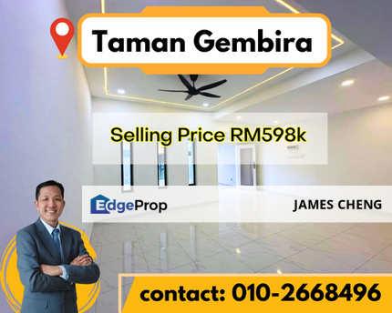 Double Storey Terrace House at Taman Gembira, Jln Riang 6 for Sale, Johor, Pasir Gudang