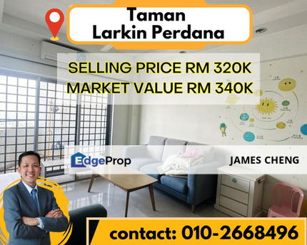 Apartment  Sri Impian Taman Larkin Perdana For Sale, Johor, Johor Bahru