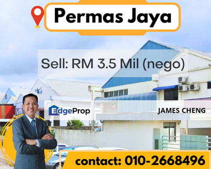 Permas Jaya Semi-D Factory Light Industry For Sale , Johor, Masai