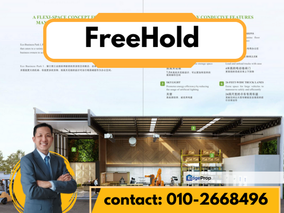 Eco world Eco Business Park I, Phase III SEMI-DETACHED FACTORY For Sale, Johor, Johor Bahru