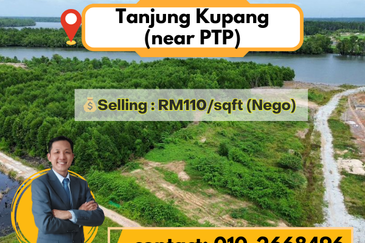 Tanjung Kupang, Gelang Patah Heavy Industry Land (near PTP) for Sale