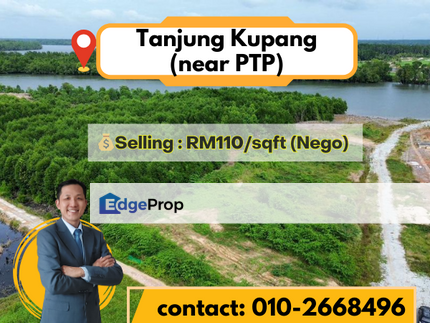 Tanjung Kupang, Gelang Patah Heavy Industry Land (near PTP) for Sale, Johor, Gelang Patah