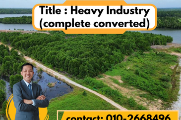 Tanjung Kupang, Gelang Patah Heavy Industry Land (near PTP) for Sale