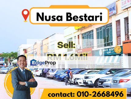 Nusa Bestari double storey shoplot for Sale, Johor, 