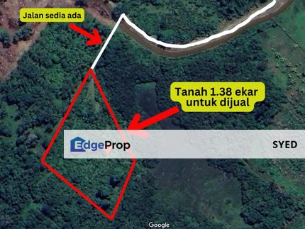 Tanah Bersaiz 1.38 ekar di Kg. Jeram Hulu, Kuala Terengganu berdekatan Highway Paloh - Banggol Tuan Muda, Terengganu, Kuala Terengganu