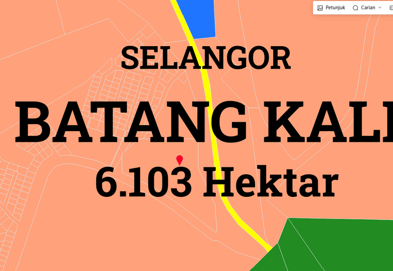 Big Land next to main road, Batang Kali, Ulu yam, Ulu Selangor