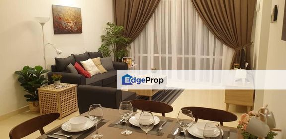 TriTower Residence @ JB High Floor 2 Bed 2 Bath full Furnished , Johor, Johor Bahru