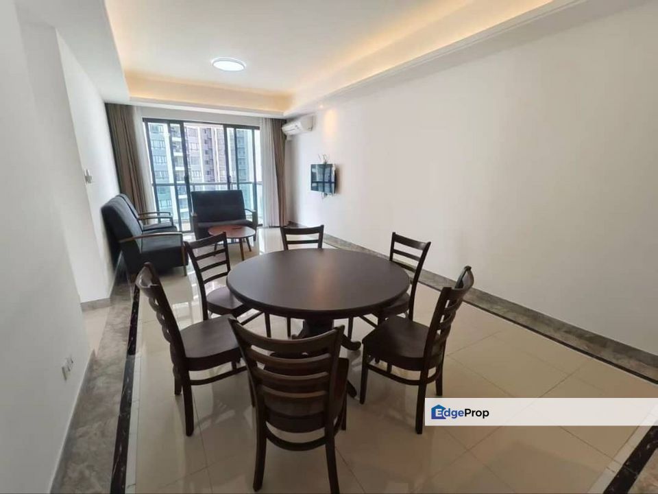 R&F Princess Cove Phase 1 Long Balcony 3Bed 2Bath for Rent, Johor, Johor Bahru