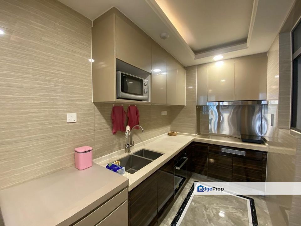 R&F Princess Cove Phase 1 Mid Floor Seaview fully Furnished for Rent, Johor, Johor Bahru