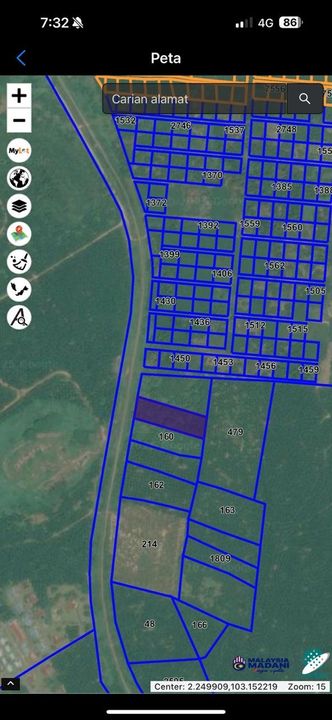 Paloh Kluang 6acres Durian Land for Sale, Johor, Kluang