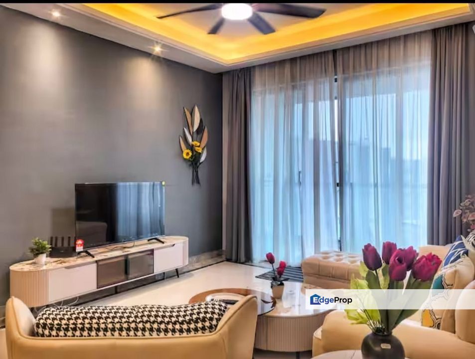 R&F Princess Cove Phase 1 High Floor fully furnished 3Bed 2Bath for Rent, Johor, Johor Bahru