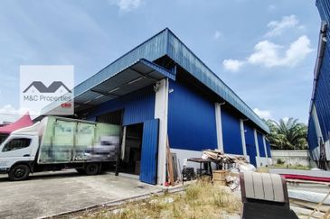 Rantau 1 Storey Semi-D Factory With Land Area 10065 Sqft For Rent!!