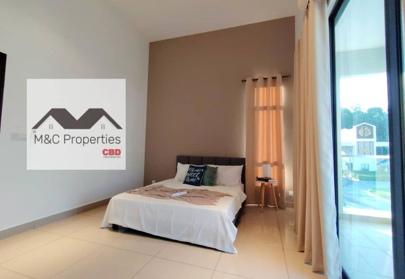 Arden Hill Corner Lot Fully Furnished 2 Storey Superlink For Rent!!