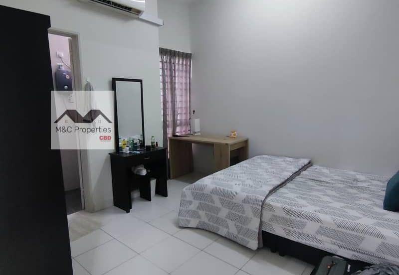 Sakura 90% Furnished Facing Empty 2 Storey Terraced S2 Heights Fr Rent