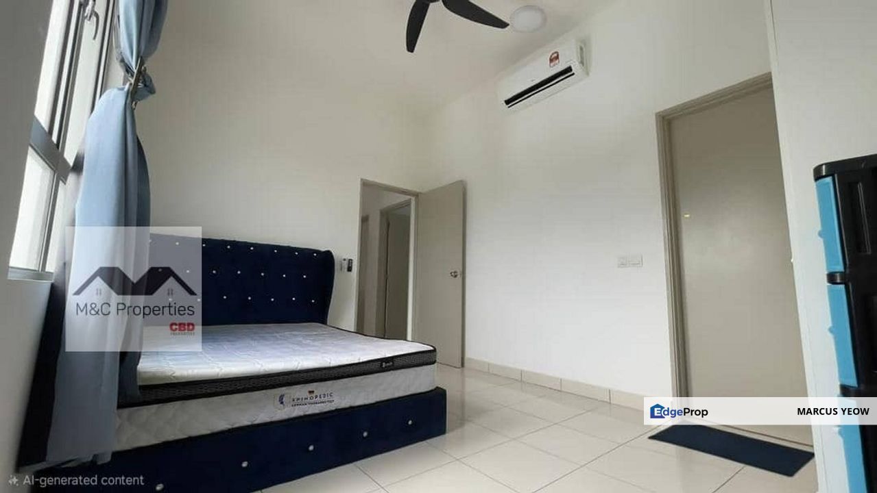 Safira Service Apartment Semi Furnished With 2 Parking Lots S2 Fr Rent, Negeri Sembilan, Seremban