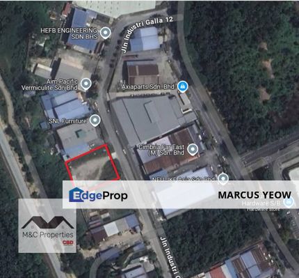 Galla Industrial Park 21732 Sqft Light Industrial Land For Rent!!, Negeri Sembilan, Seremban