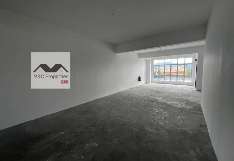 Warisan Mewah Brand New Basic 2 Storey Shop Office Sikamat For Rent!!
