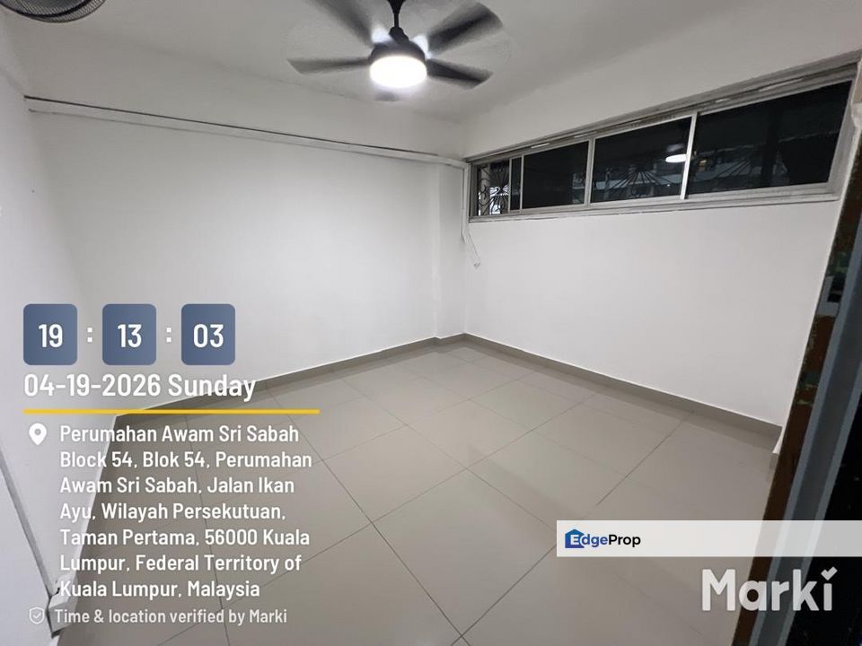 Flat Sri Sabah FOR RENT @ Cheras, Kuala Lumpur, Kuala Lumpur, Cheras