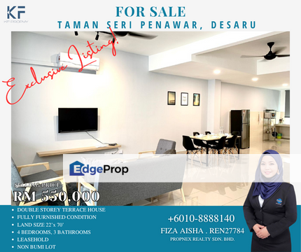 For Sale Taman Seri Penawar Desaru, Johor, Kota Tinggi