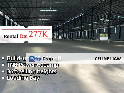 600amp with 24loading bay FACTORY WAREHOUSE, U 10 SHAH ALAM, Selangor, Shah Alam