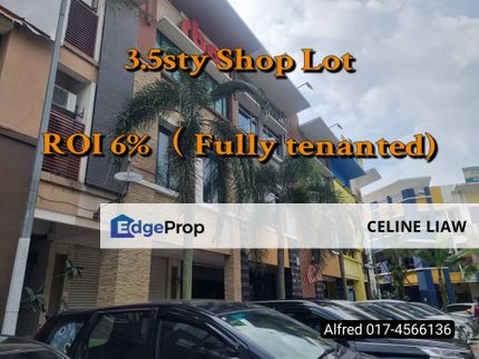 ROI 6% , 3.5sty shop lot,  Facing Main Road, Wangsa Maju, Wangsa Delima,SRI RAMPAI, SETPAK, Kuala Lumpur, Wangsa Maju