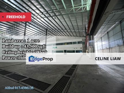 1 ACRE Detached Factory , Balakong taming jaya bukit serdang Seri kembangan, Selangor, Seri Kembangan