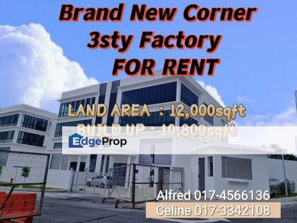 3sty Semi D Factory, Taman Bukit Serdang, Serdang raya , sri serdang , balakong Seri kembangan, Selangor, Seri Kembangan