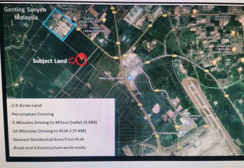 Housing Development Land at Tanjung Dua Belas Bukit Changgang Sepang 2.91 acres