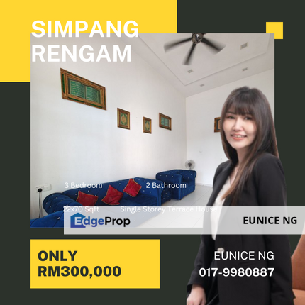 Simpang Rengam @ Single Storey House For Sale, Johor, Simpang Renggam