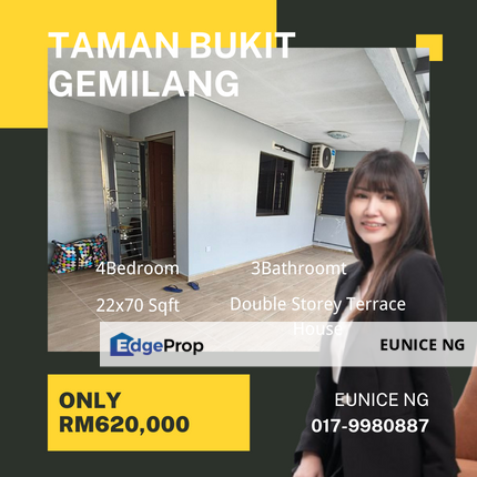 Taman Bukit Gemilang, Skudai - Double Storey Terrace House, Johor, Skudai