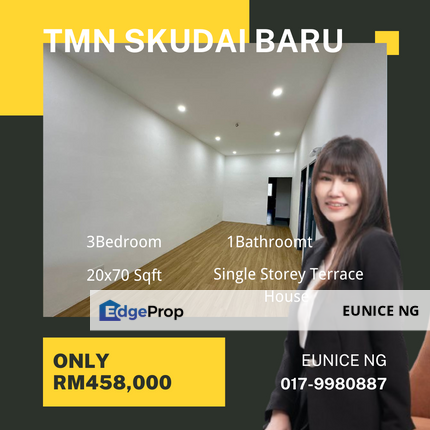 Jalan Inang, Taman Skudai Baru (Single Storey Terrace House), Johor, Skudai